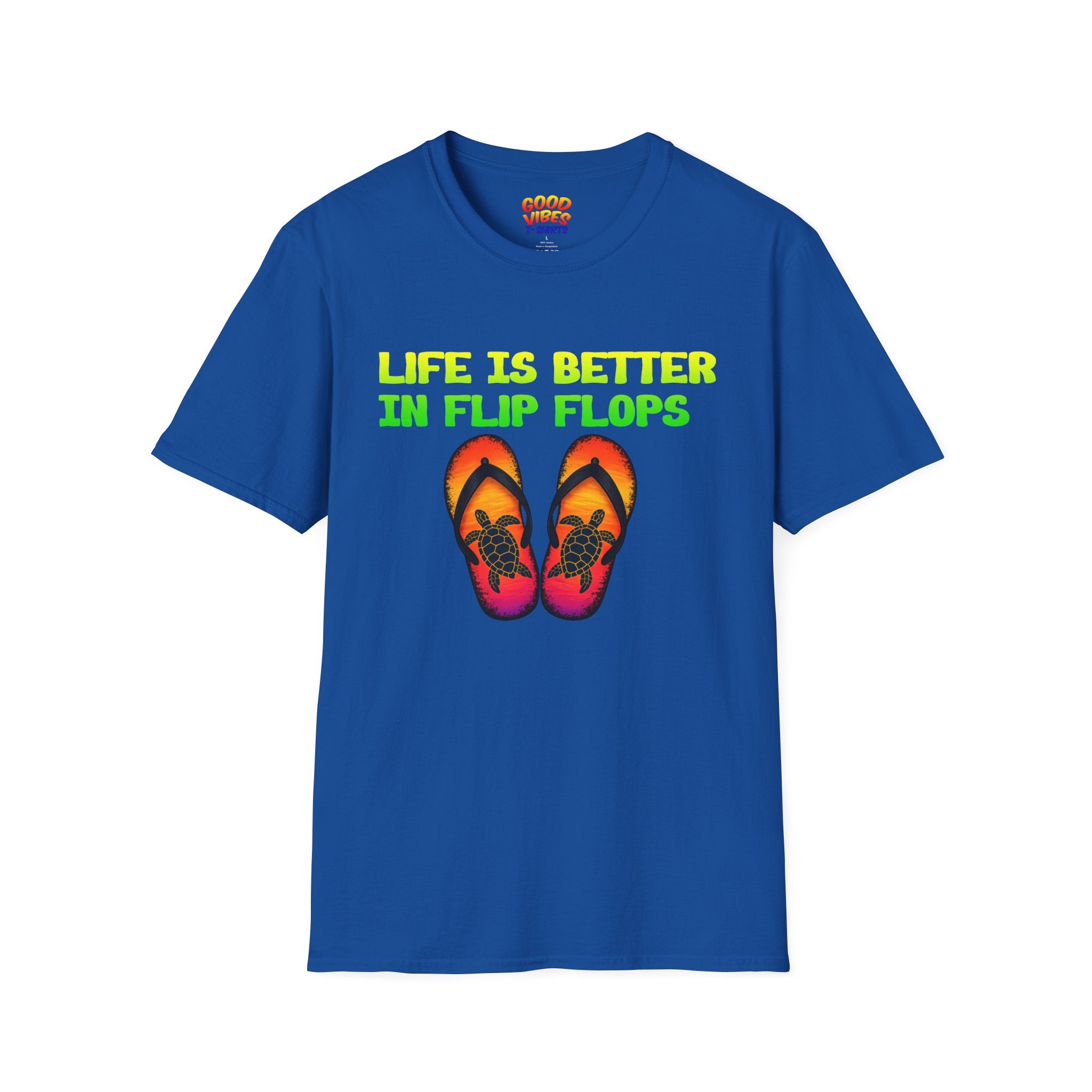 Life Is Better in Flip Flops T-Shirt – Summer Beach Flip-Flop Graphic Tee