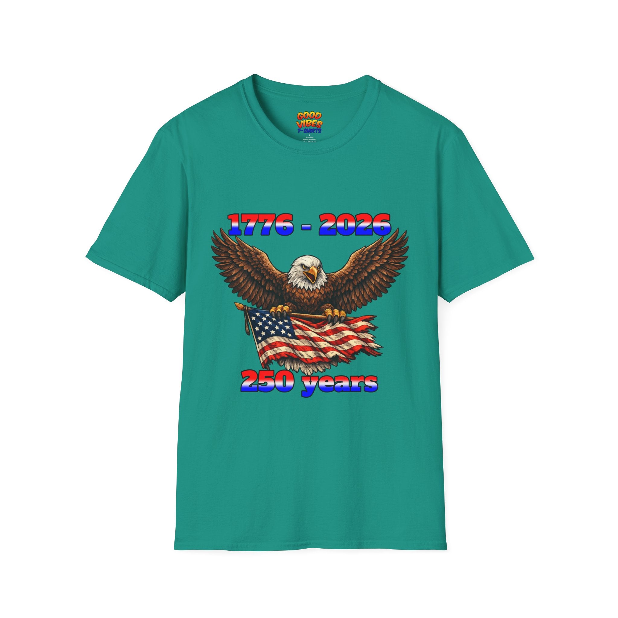 1776–2026 Eagle & Flag 250 Years Celebration T-Shirt