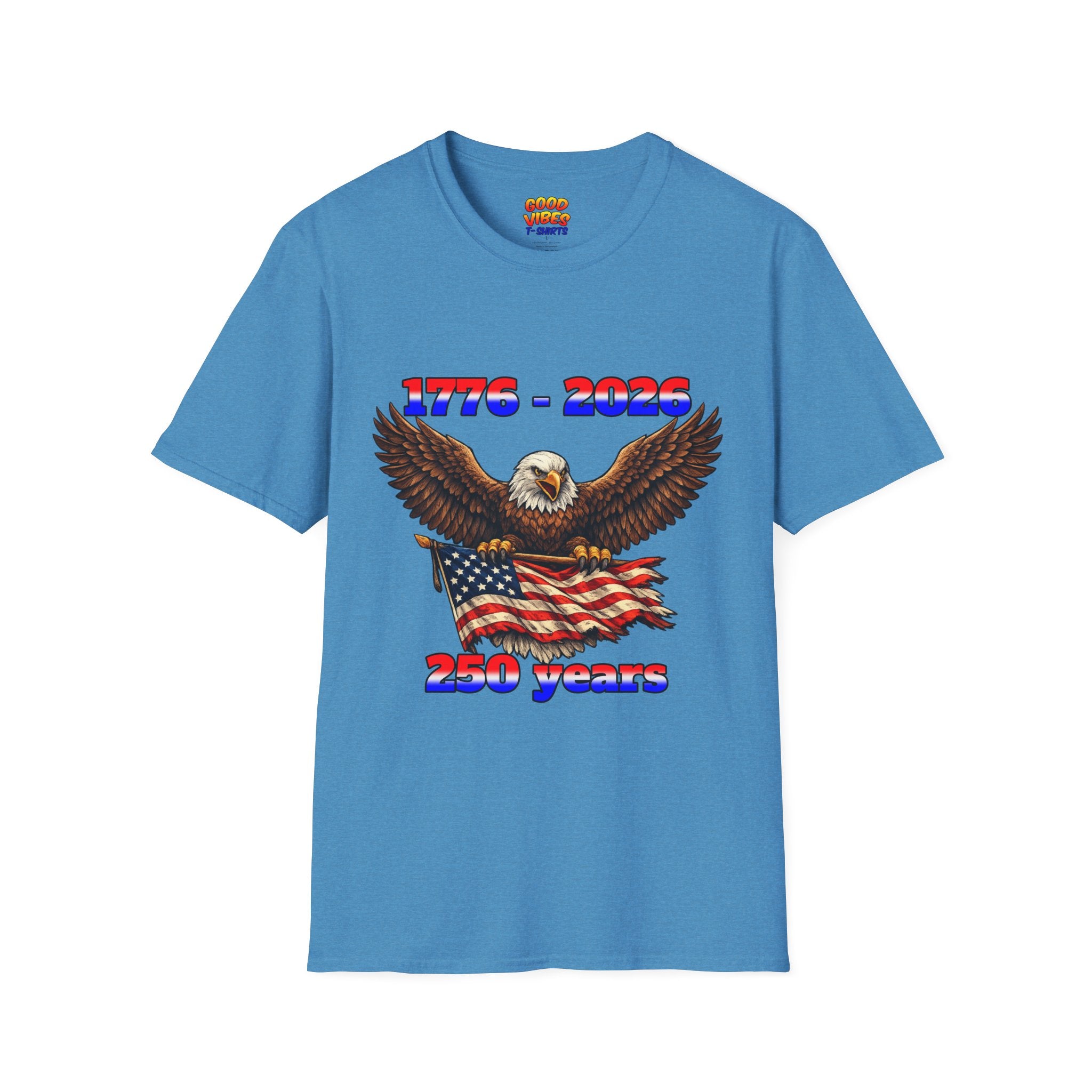 1776–2026 Eagle & Flag 250 Years Celebration T-Shirt