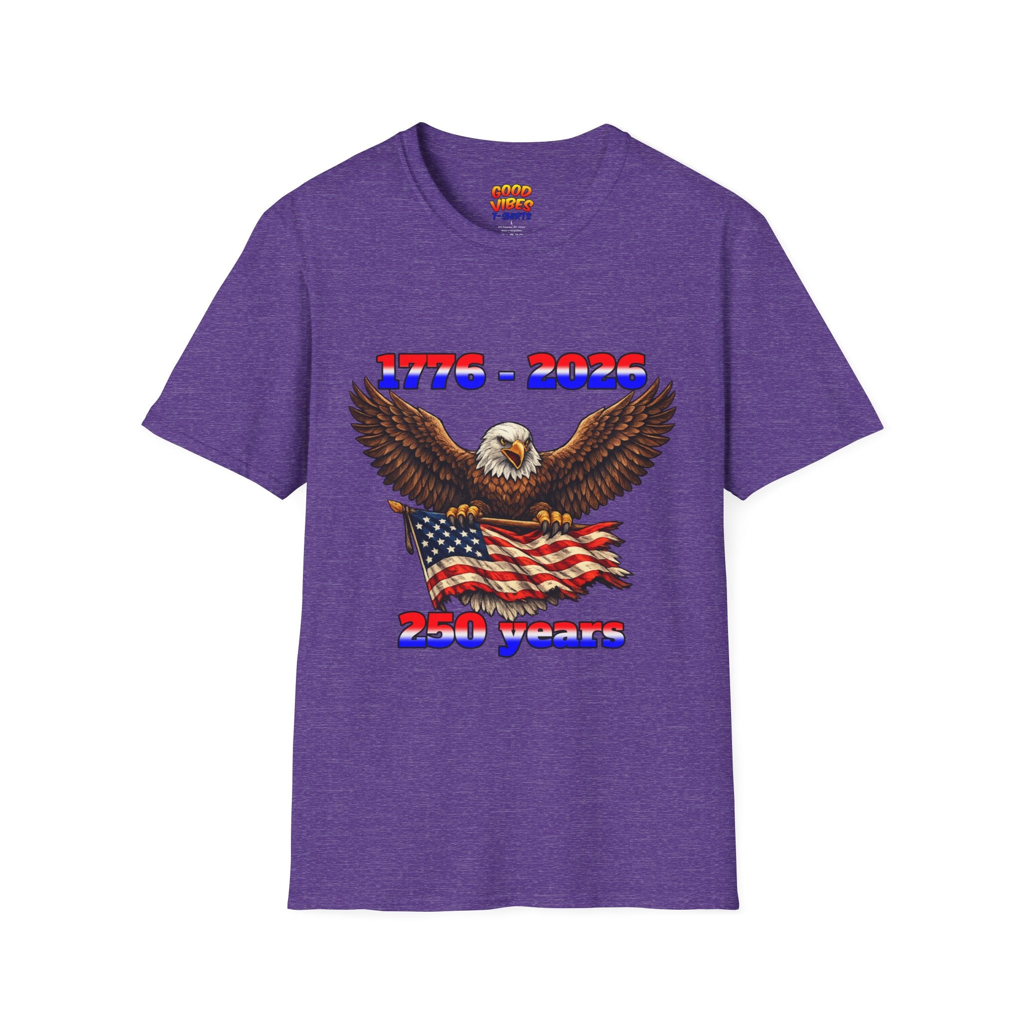 1776–2026 Eagle & Flag 250 Years Celebration T-Shirt