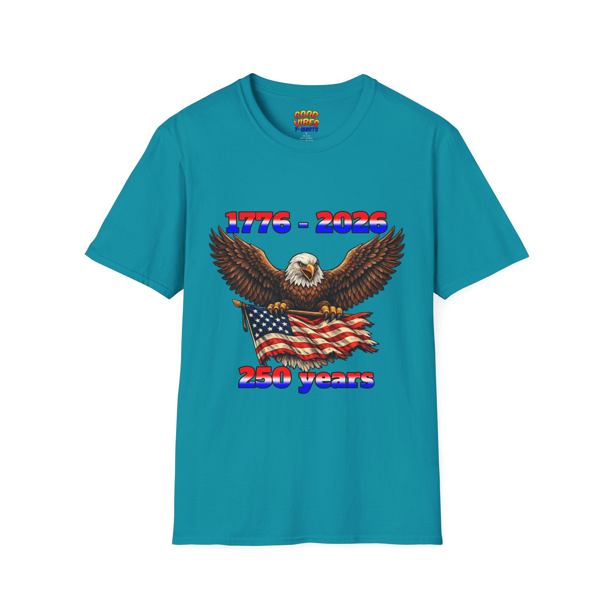 1776–2026 Eagle & Flag 250 Years Celebration T-Shirt