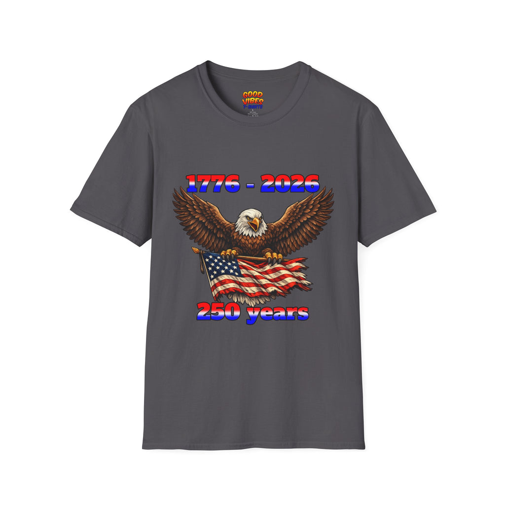 1776–2026 Eagle & Flag 250 Years Celebration T-Shirt