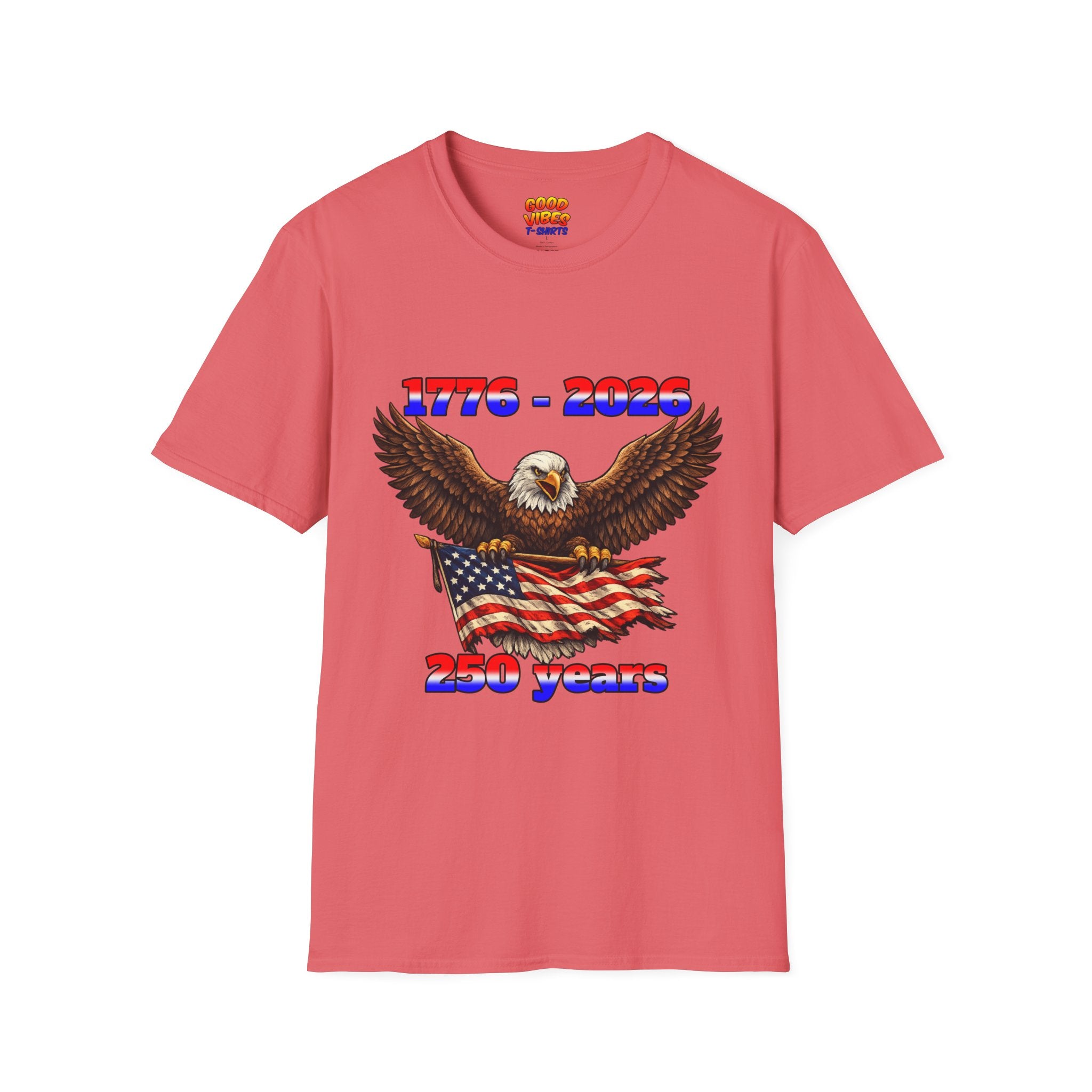 1776–2026 Eagle & Flag 250 Years Celebration T-Shirt