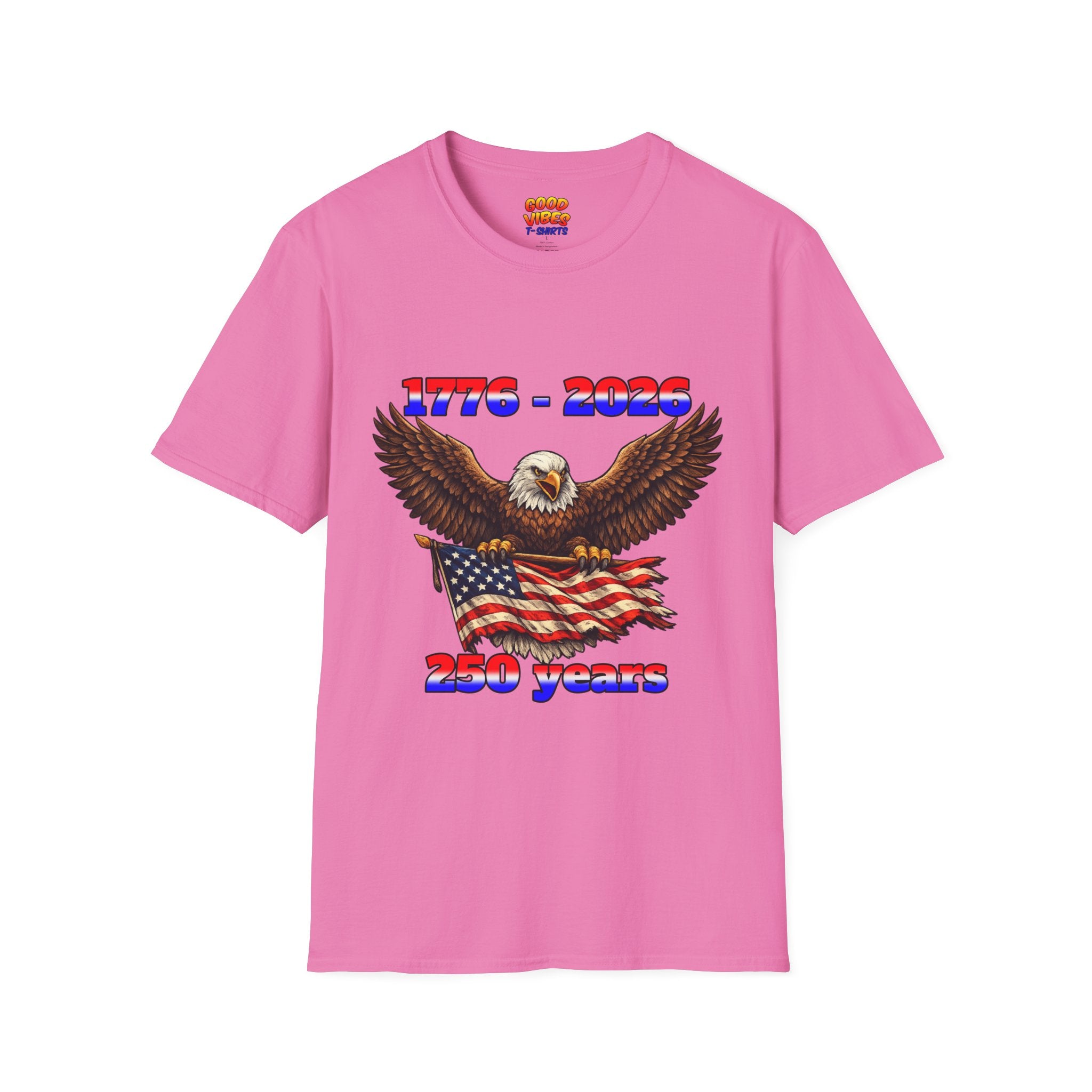 1776–2026 Eagle & Flag 250 Years Celebration T-Shirt