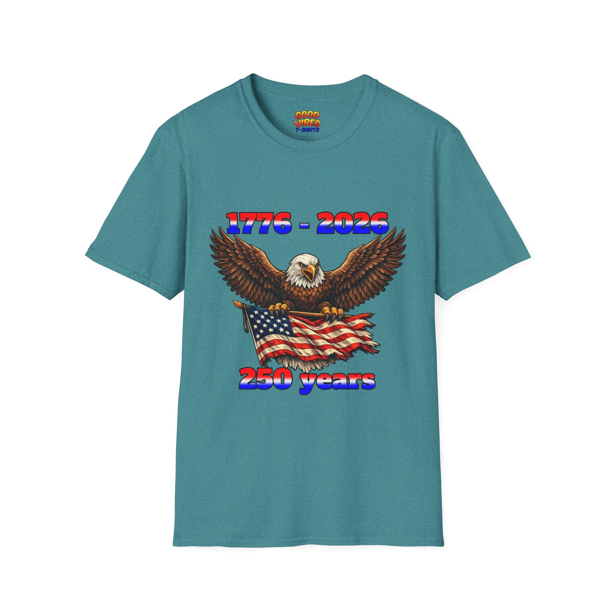 1776–2026 Eagle & Flag 250 Years Celebration T-Shirt