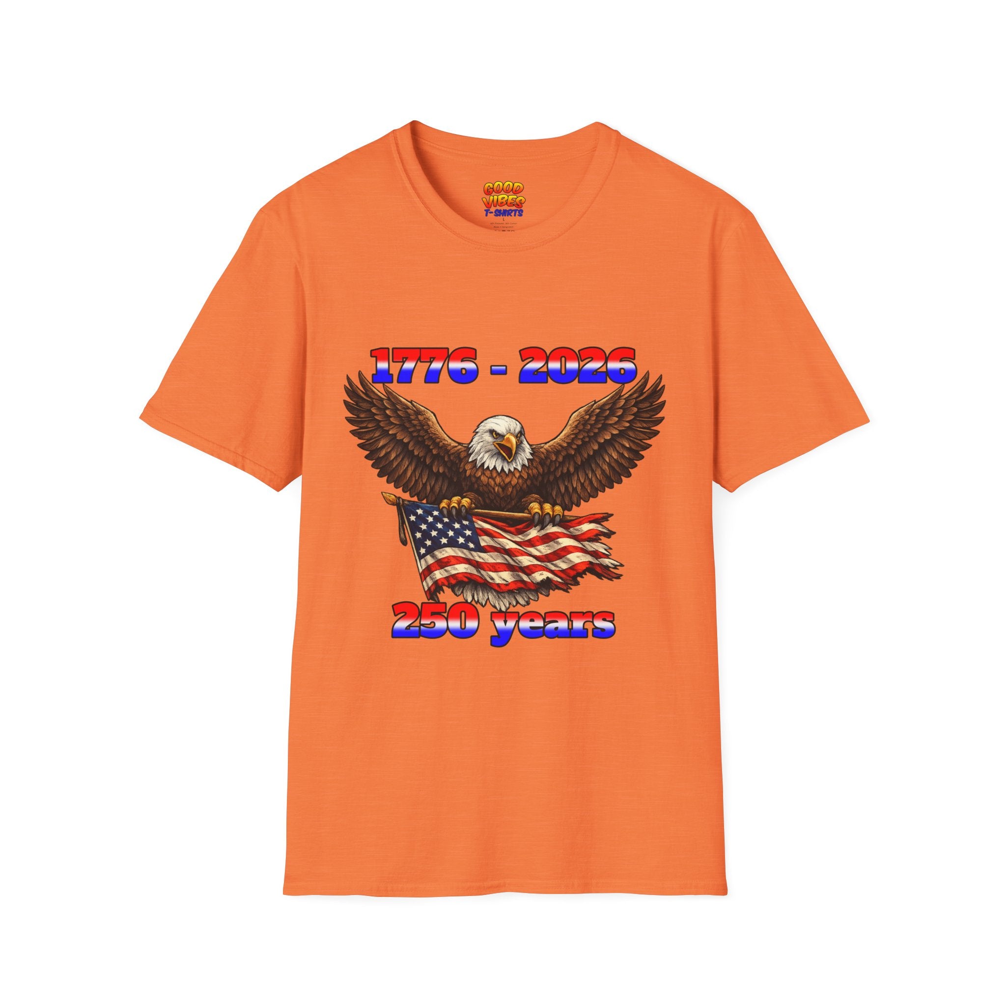 1776–2026 Eagle & Flag 250 Years Celebration T-Shirt