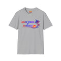 Good Vibes & Sunsets T-Shirt — Tropical Palm Beach Graphic Tee