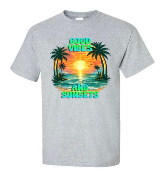 Good Vibes And Sunsets T-Shirt
