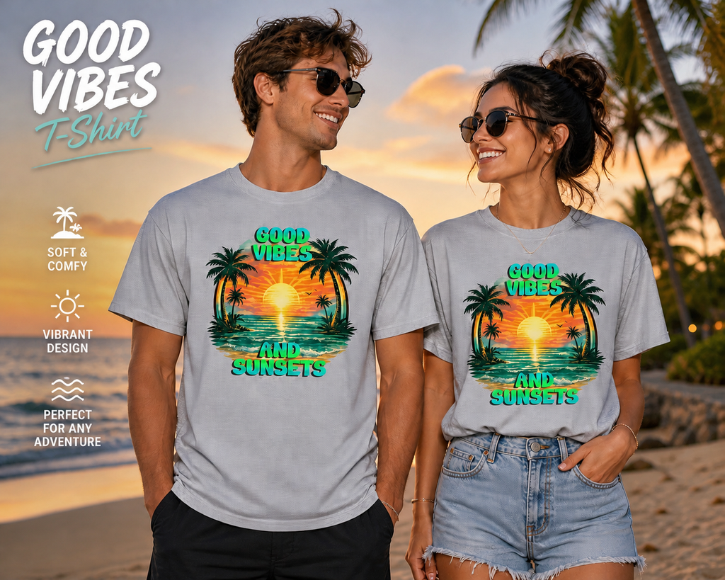 Good Vibes And Sunsets T-Shirt