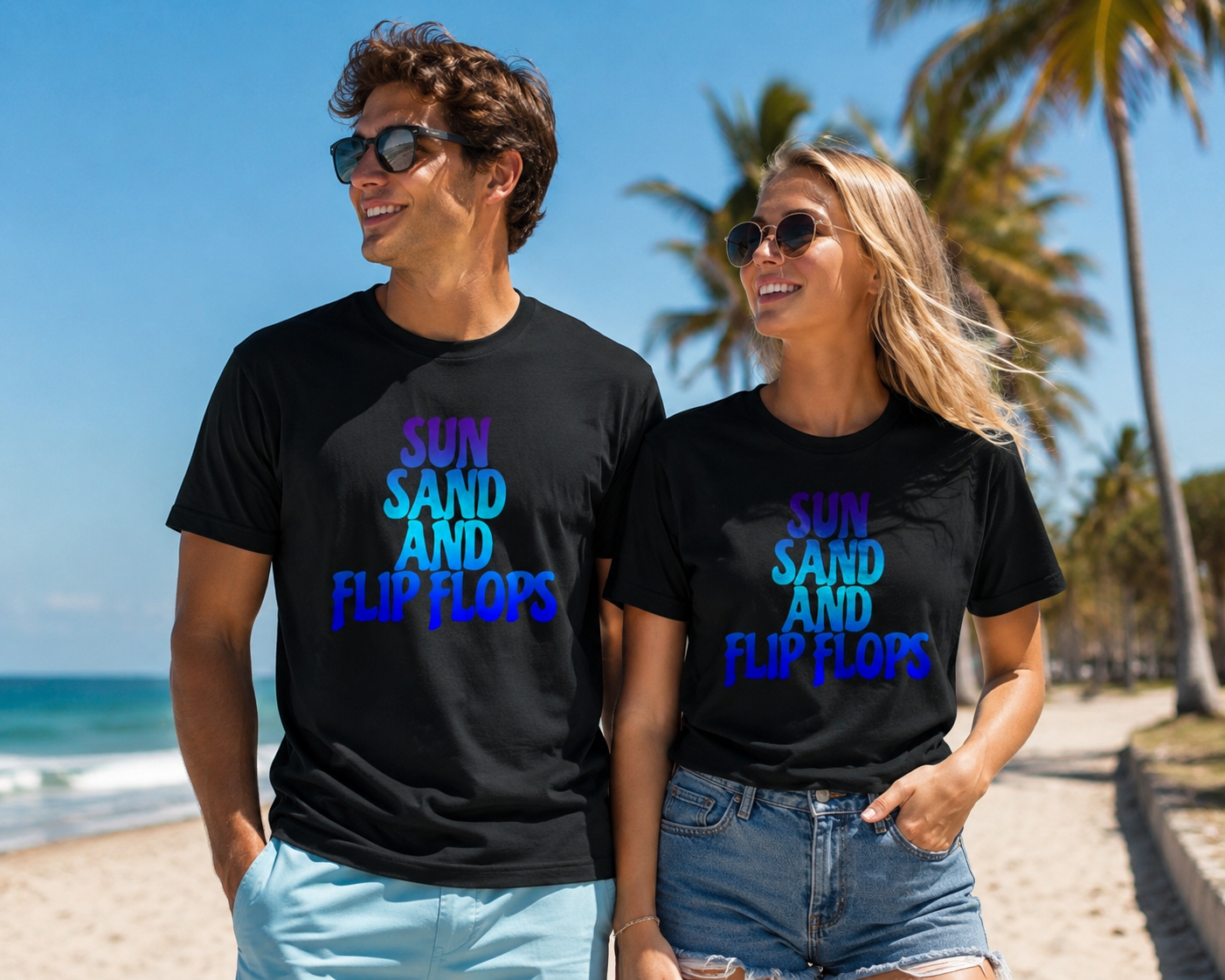 Sun Sand And Flip Flops T-Shirt